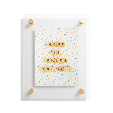 Happee Monkee Home Where You Are Floating Acrylic Print