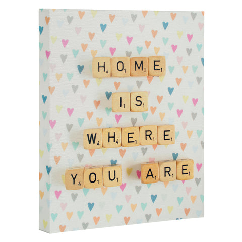 Happee Monkee Home Where You Are Art Canvas