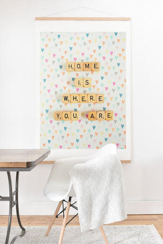 Happee Monkee Home Where You Are Art Print And Hanger