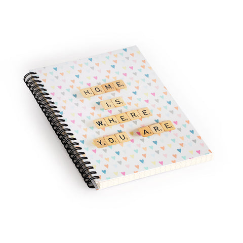 Happee Monkee Home Where You Are Spiral Notebook