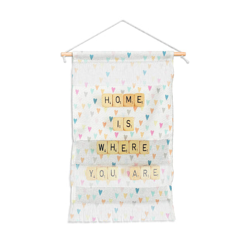 Happee Monkee Home Where You Are Wall Hanging Portrait