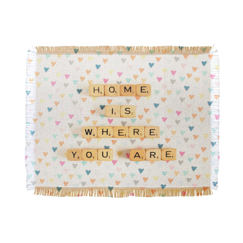 Happee Monkee Home Where You Are Throw Blanket