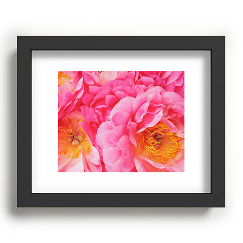 Happee Monkee Hot Pink Peony Recessed Framing Rectangle