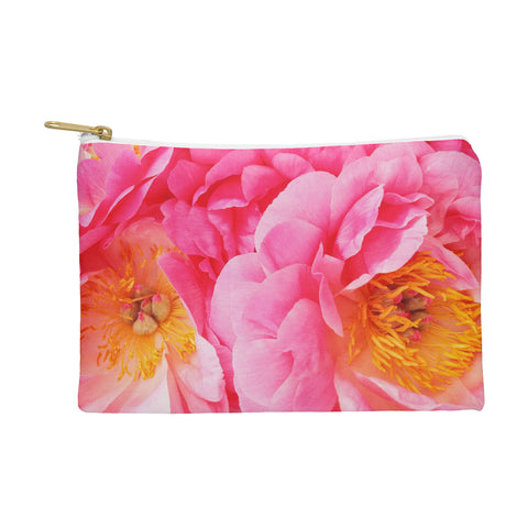 Happee Monkee Hot Pink Peony Pouch