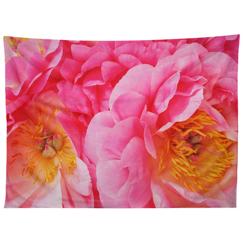 Happee Monkee Hot Pink Peony Tapestry