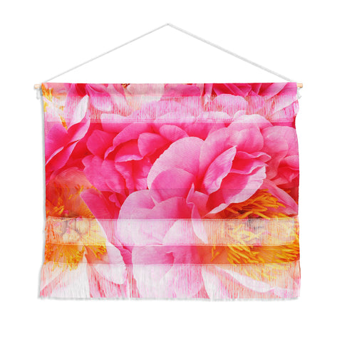 Happee Monkee Hot Pink Peony Wall Hanging Landscape