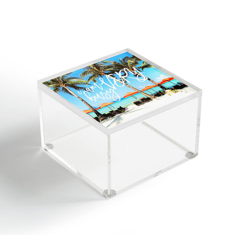 Happee Monkee I Am Very Busy Beach Series Acrylic Box