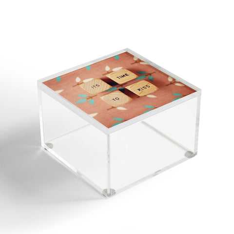 Happee Monkee Its Time To Kiss Acrylic Box