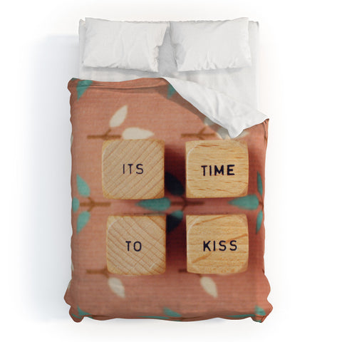 Happee Monkee Its Time To Kiss Duvet Cover