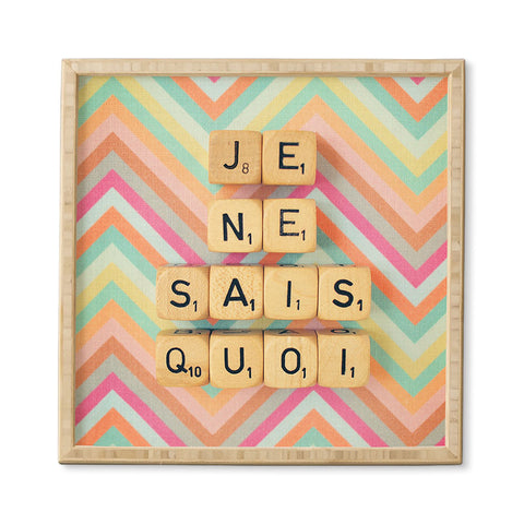 Happee Monkee Je Ne Sais Quoi Framed Wall Art