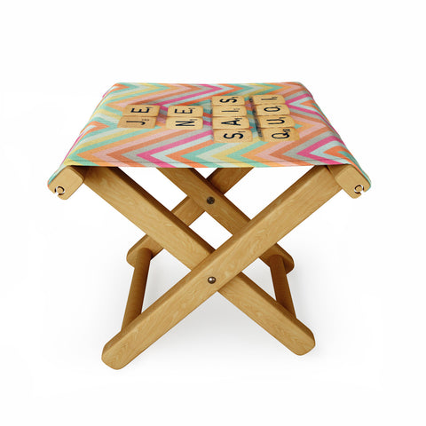 Happee Monkee Je Ne Sais Quoi Folding Stool