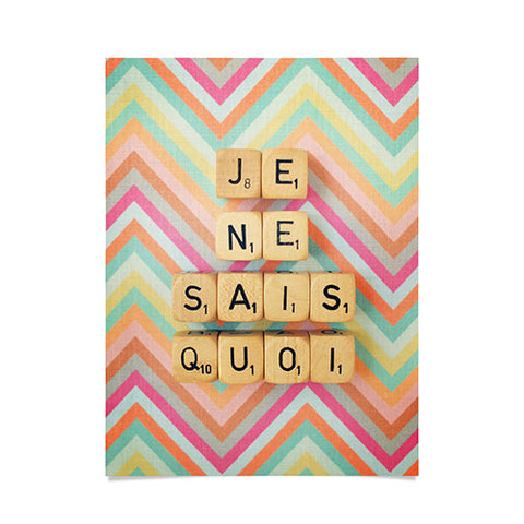 Happee Monkee Je Ne Sais Quoi Poster