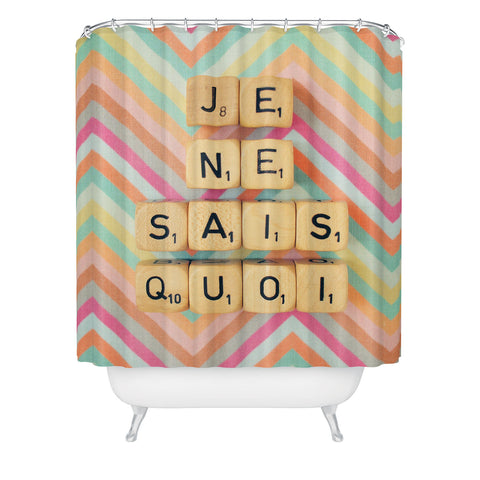 Happee Monkee Je Ne Sais Quoi Shower Curtain