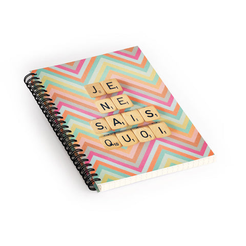 Happee Monkee Je Ne Sais Quoi Spiral Notebook