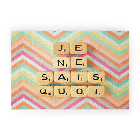 Happee Monkee Je Ne Sais Quoi Welcome Mat