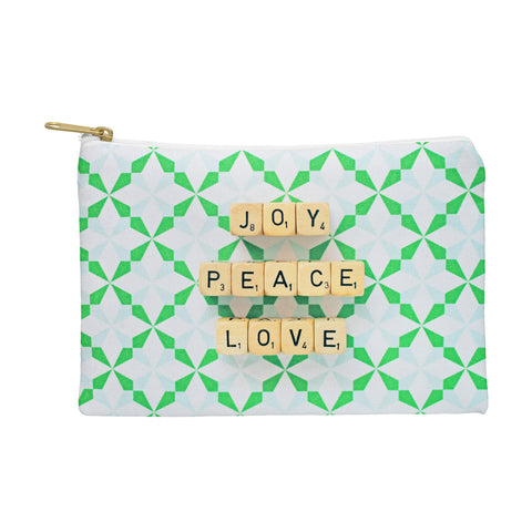 Happee Monkee Joy Peace Love Pouch