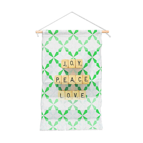 Happee Monkee Joy Peace Love Wall Hanging Portrait