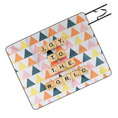 Happee Monkee Joy To The World Picnic Blanket