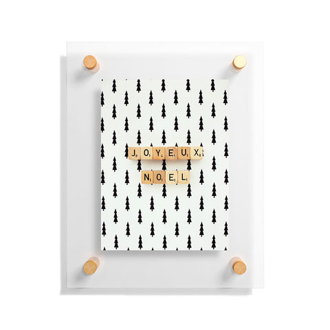 Happee Monkee Joyeux Noel Floating Acrylic Print