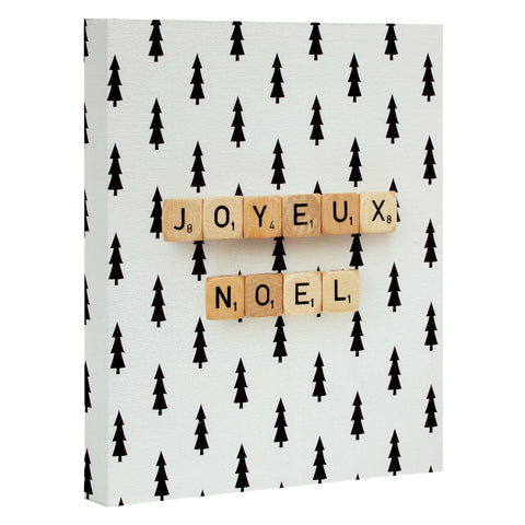 Happee Monkee Joyeux Noel Art Canvas