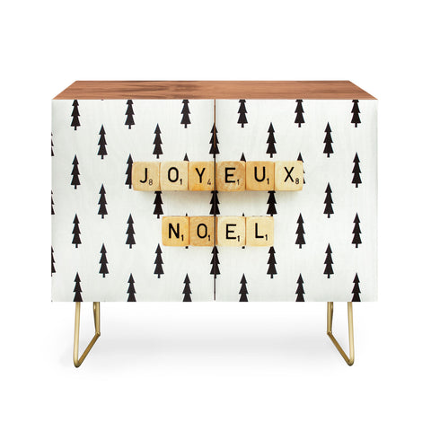 Happee Monkee Joyeux Noel Credenza
