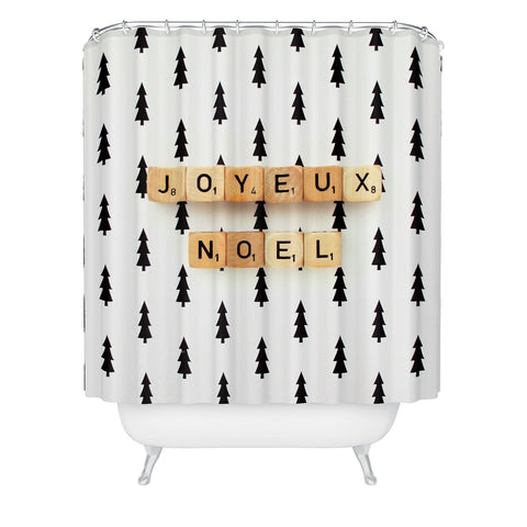 Happee Monkee Joyeux Noel Shower Curtain