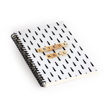 Happee Monkee Joyeux Noel Spiral Notebook