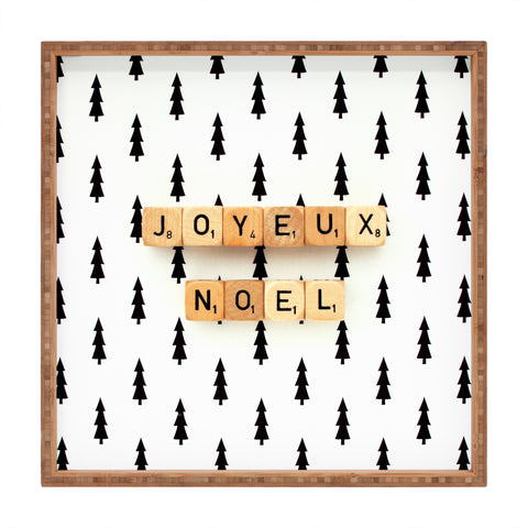 Happee Monkee Joyeux Noel Square Tray