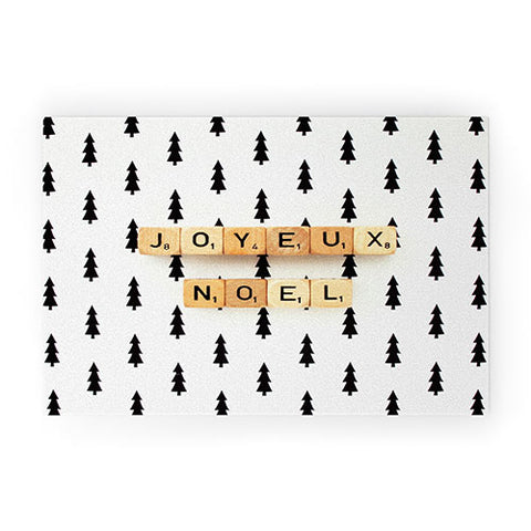 Happee Monkee Joyeux Noel Welcome Mat