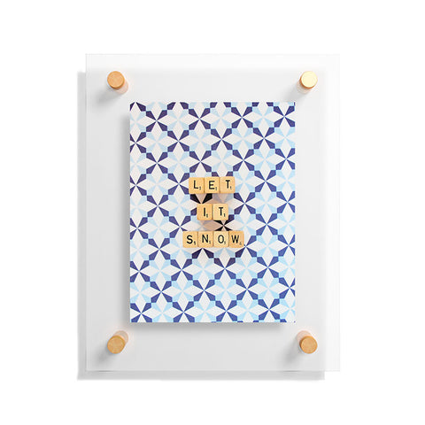 Happee Monkee Let It Snow Floating Acrylic Print