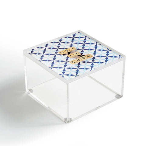 Happee Monkee Let It Snow Acrylic Box