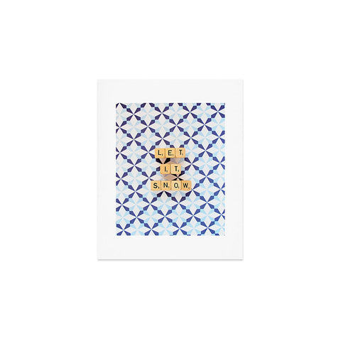 Happee Monkee Let It Snow Art Print