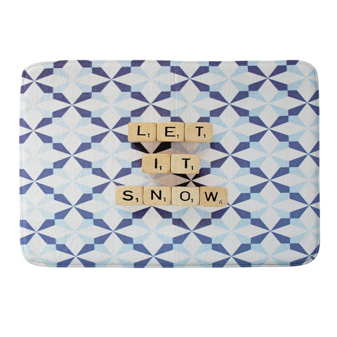 Happee Monkee Let It Snow Memory Foam Bath Mat