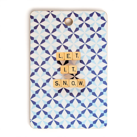 Happee Monkee Let It Snow Cutting Board Rectangle