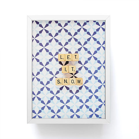 Happee Monkee Let It Snow Framed Mini Art Print