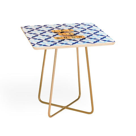 Happee Monkee Let It Snow Side Table