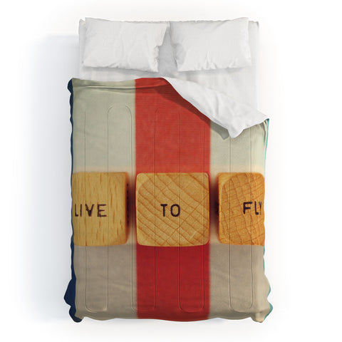 Happee Monkee Live To Fly Comforter