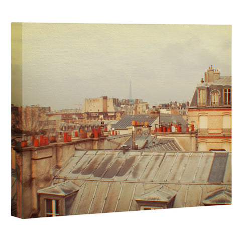 Happee Monkee Living in Paris Art Canvas
