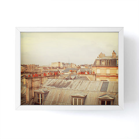 Happee Monkee Living in Paris Framed Mini Art Print