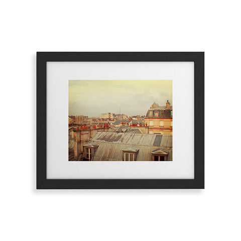 Happee Monkee Living in Paris Framed Art Print