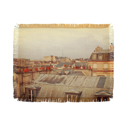 Happee Monkee Living in Paris Throw Blanket