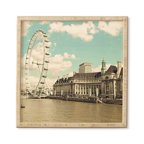 Happee Monkee London Eye Love You Framed Wall Art