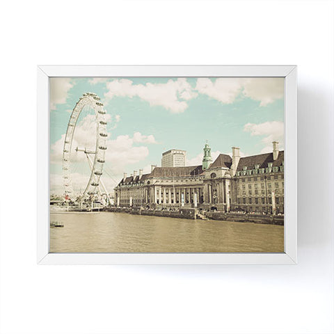Happee Monkee London Eye Love You Framed Mini Art Print
