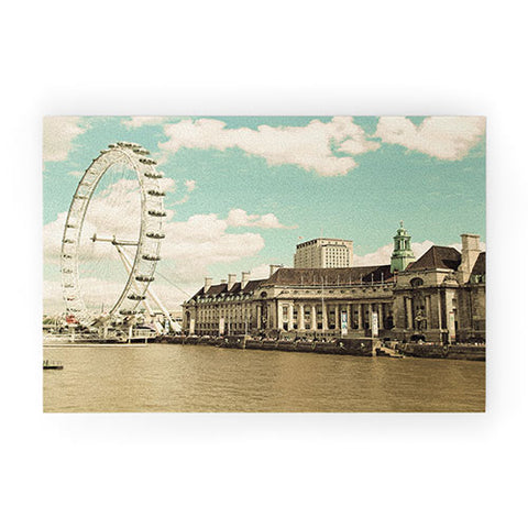 Happee Monkee London Eye Love You Welcome Mat