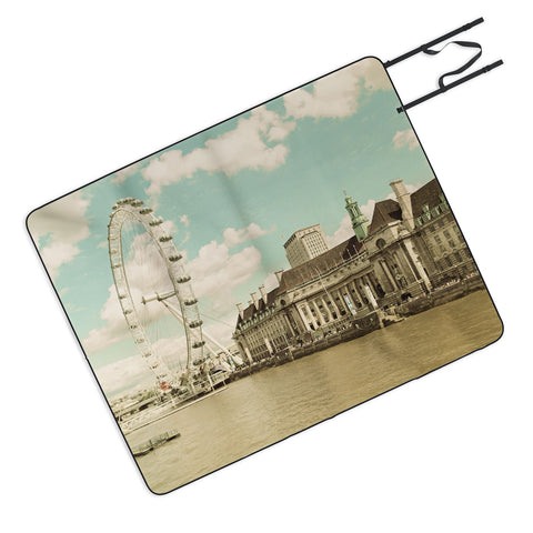 Happee Monkee London Eye Love You Picnic Blanket