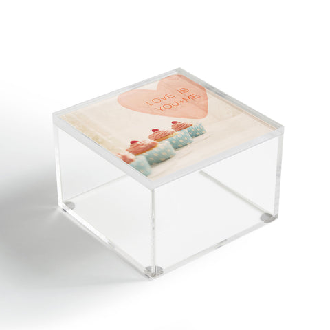 Happee Monkee Love Is You Me Acrylic Box