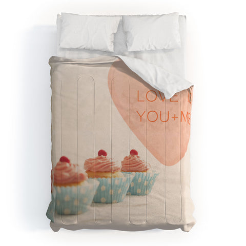 Happee Monkee Love Is You Me Comforter