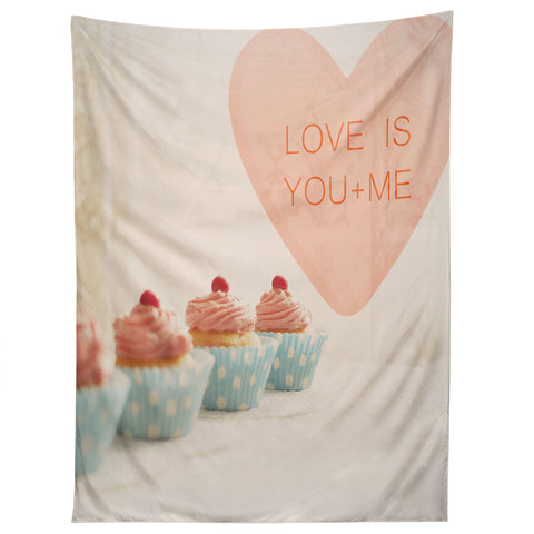Happee Monkee Love Is You Me Tapestry