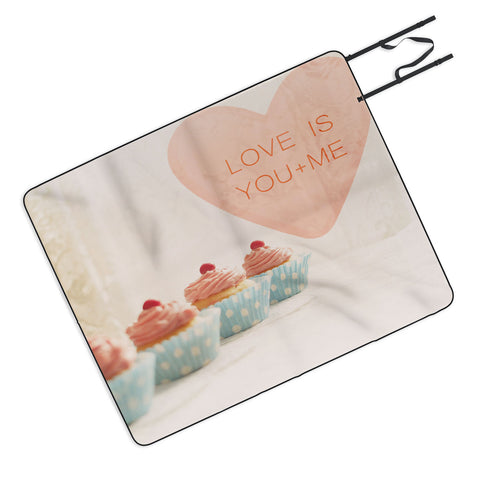 Happee Monkee Love Is You Me Picnic Blanket