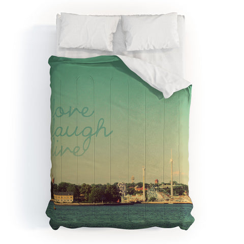 Happee Monkee Love Laugh Live Stockholm Comforter